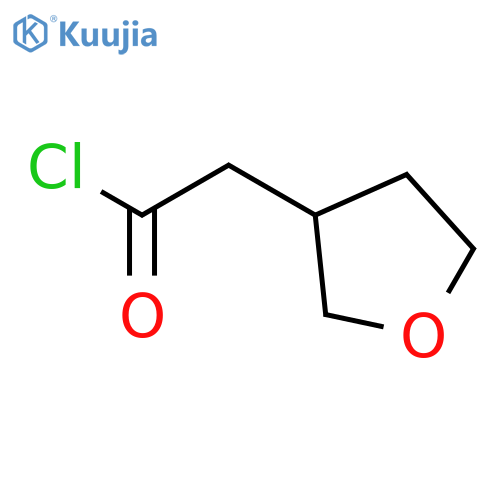 tetrahydrofuran-3-ylacetyl chloride structure