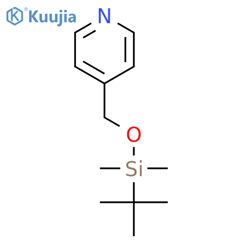 4-(tert-Butyldimethylsilyloxymethyl)pyridine structure
