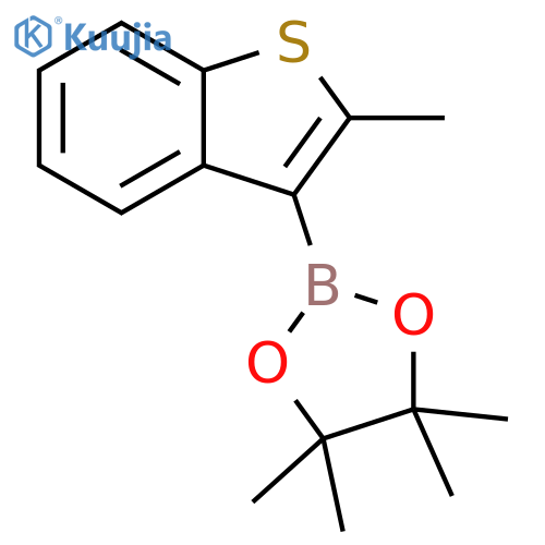 4,4,5,5-tetramethyl-2-(2-methyl-1-benzothiophen-3-yl)-1,3,2-dioxaborolane structure