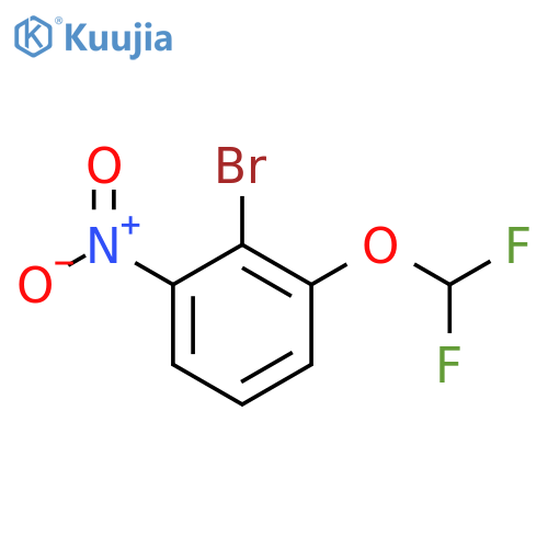 2-Bromo-1-(difluoromethoxy)-3-nitrobenzene structure