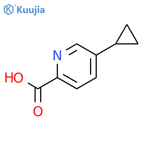 5-cyclopropylpyridine-2-carboxylic acid structure