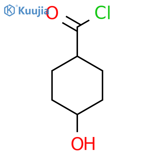 4-Hydroxycyclohexanecarbonyl chloride structure