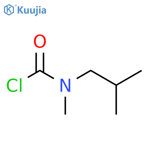 N-methyl-N-(2-methylpropyl)carbamoyl chloride structure