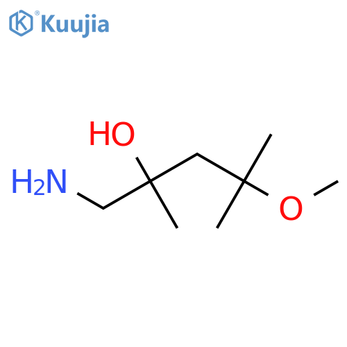 1-amino-4-methoxy-2,4-dimethylpentan-2-ol structure