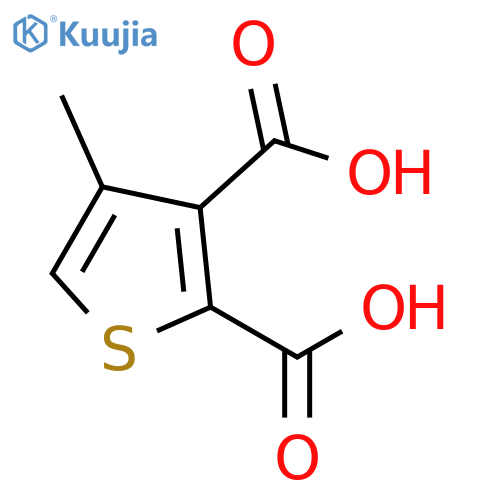 2,3-Thiophenedicarboxylic acid, 4-methyl- structure