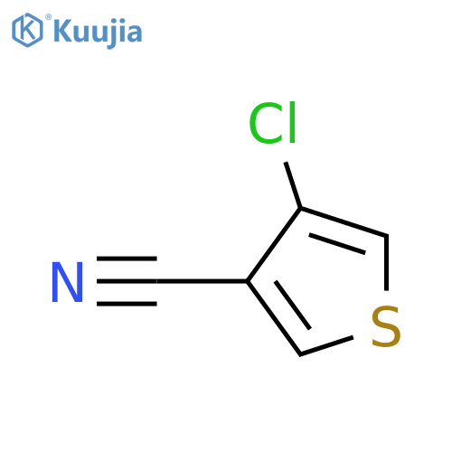 4-chlorothiophene-3-carbonitrile structure