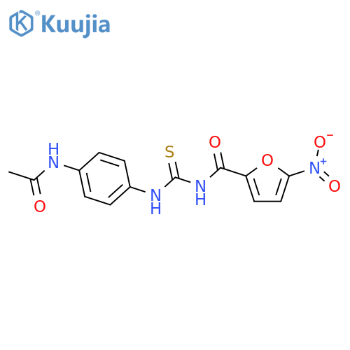 2-Furancarboxamide,N-[[[4-(acetylamino)phenyl]amino]thioxomethyl]-5-nitro- structure