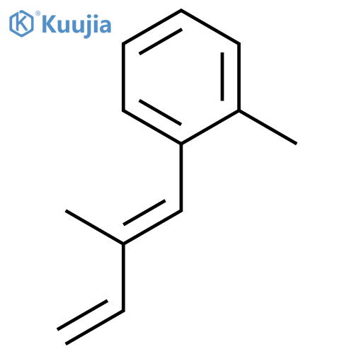 Benzene, methyl(2-methyl-1,3-butadienyl)- structure
