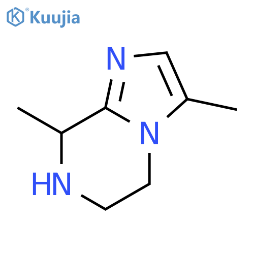 3,8-dimethyl-5H,6H,7H,8H-imidazo1,2-apyrazine structure