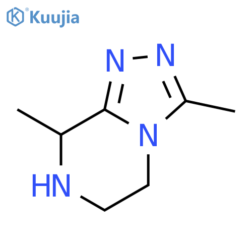 3,8-Dimethyl-5H,6H,7H,8H-1,2,4triazolo4,3-apyrazine structure