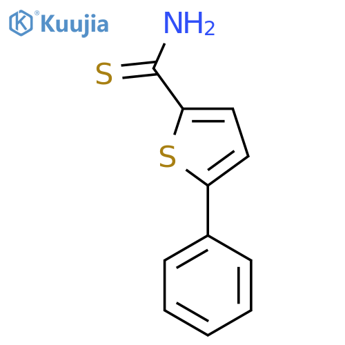5-phenylthiophene-2-carbothioamide structure