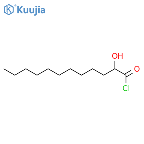 Dodecanoyl chloride, 2-hydroxy- structure