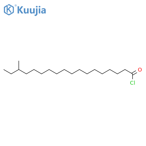 Octadecanoyl chloride, 16-methyl- structure