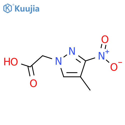 2-(4-methyl-3-nitro-1H-pyrazol-1-yl)acetic acid structure