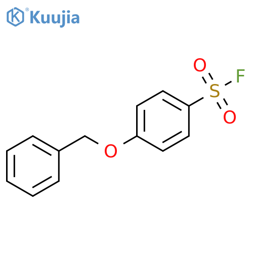 4-(benzyloxy)benzene-1-sulfonyl fluoride structure