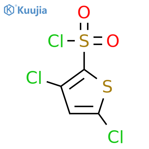 2-Thiophenesulfonyl chloride, 3,5-dichloro- structure