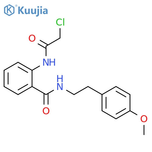 2-(2-Chloroacetamido)-N-2-(4-methoxyphenyl)ethylbenzamide structure