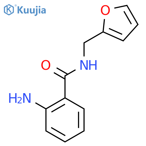2-Amino-N-(furan-2-ylmethyl)benzamide structure