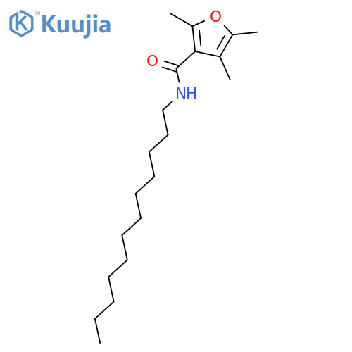 3-Furancarboxamide, N-dodecyl-2,4,5-trimethyl- structure
