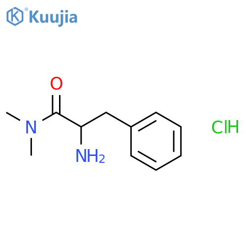 2-Amino-N,N-dimethyl-3-phenylpropanamide hydrochloride structure
