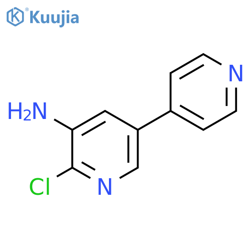 [3,4'-Bipyridin]-5-amine, 6-chloro- structure