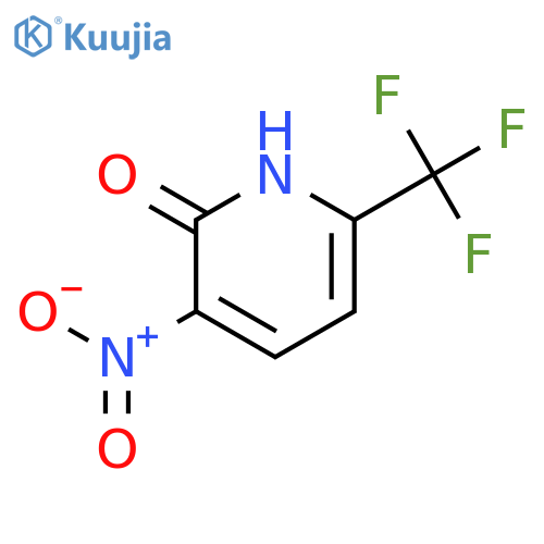 3-nitro-6-(trifluoromethyl)-1,2-dihydropyridin-2-one structure