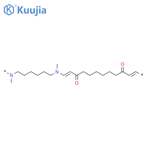 Poly[(methylimino)-1,6-hexanediyl(methylimino)(3,10-dioxo-1,11-dodecadiene-1,12-diyl)] structure