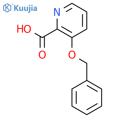 3-(benzyloxy)pyridine-2-carboxylic acid structure