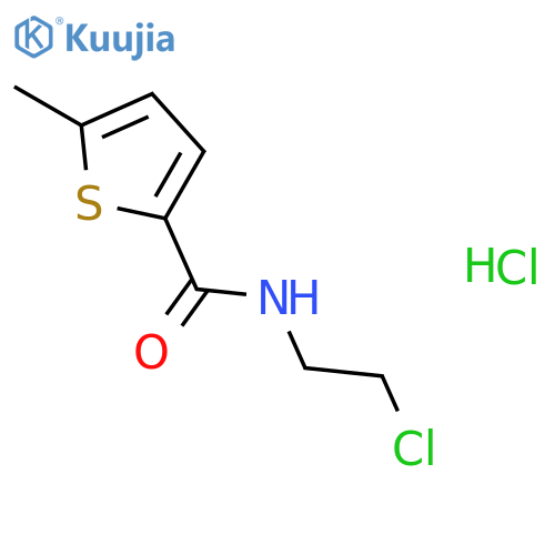 2-Thiophenecarboxamide, N-(2-chloroethyl)-5-methyl-, hydrochloride structure