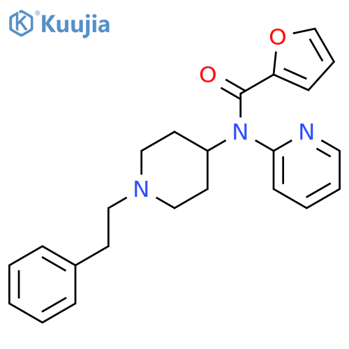 2-Furancarboxamide, N-[1-(2-phenylethyl)-4-piperidinyl]-N-2-pyridinyl- structure