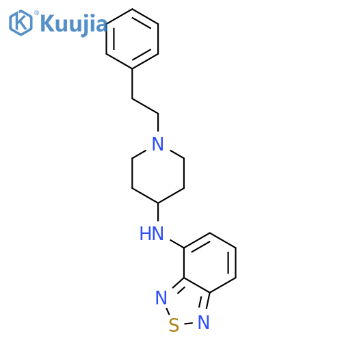 2,1,3-Benzothiadiazol-4-amine, N-[1-(2-phenylethyl)-4-piperidinyl]- structure