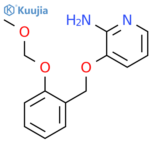 2-Pyridinamine, 3-[[2-(methoxymethoxy)phenyl]methoxy]- structure