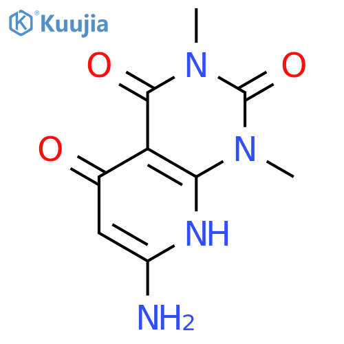 7-Amino-1,3-dimethyl-1H,2H,3H,4H,5H,8H-pyrido2,3-dpyrimidine-2,4,5-trione structure
