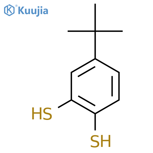 1,2-Benzenedithiol,4-(1,1-dimethylethyl)- structure