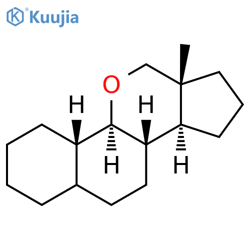 Cyclopenta[d]naphtho[1,2-b]pyran, hexadecahydro-6a-methyl-, (4aS,4bR,6aR,9aS,9bS)- structure
