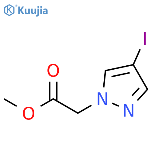 Methyl (4-Iodo-1H-pyrazol-1-yl)acetate structure