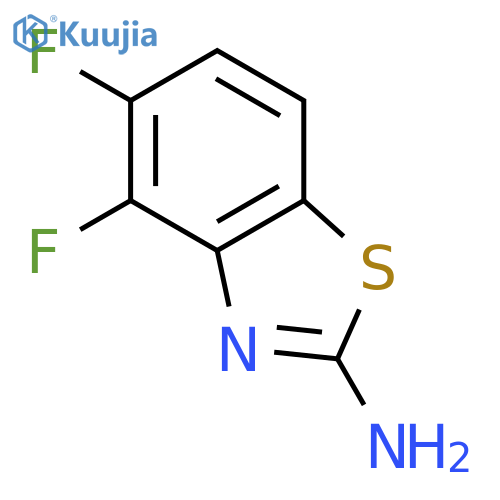 4,5-Difluoro-1,3-benzothiazol-2-amine structure