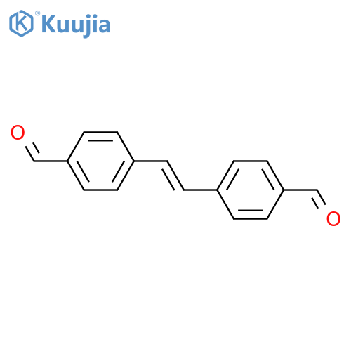 Benzaldehyde, 4,4'-(1Z)-1,2-ethenediylbis- structure