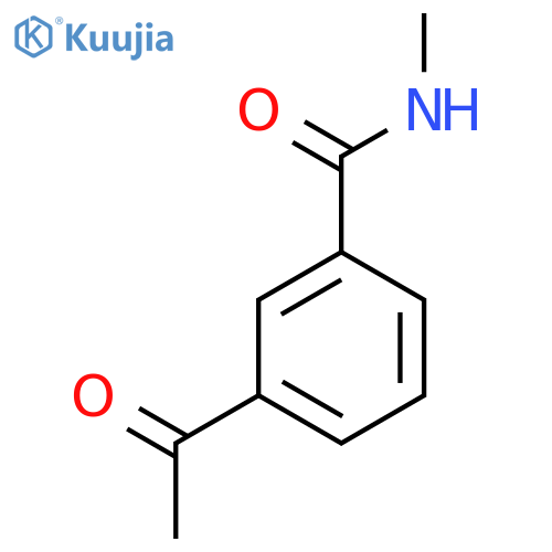 3-acetyl-N-methylbenzamide structure
