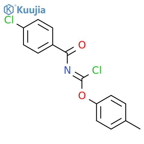 Carbonochloridimidic acid, (4-chlorobenzoyl)-, 4-methylphenyl ester structure