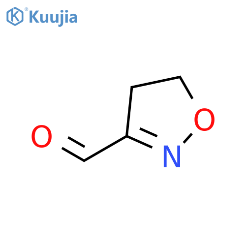 3-ISOXAZOLECARBOXALDEHYDE, 4,5-DIHYDRO- structure
