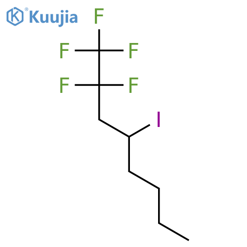 1,1,1,2,2-pentafluoro-4-iodooctane structure