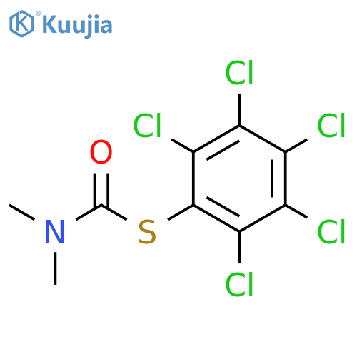 Carbamothioic acid, dimethyl-, S-(pentachlorophenyl) ester structure