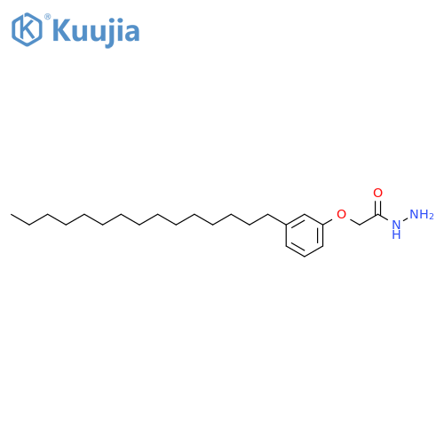 Acetic acid,2-(3-pentadecylphenoxy)-, hydrazide structure