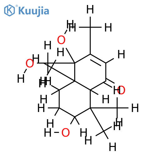 (3S,5S,9R,10S)-3,9,11-trihydroxydrim-7-en-6-one structure