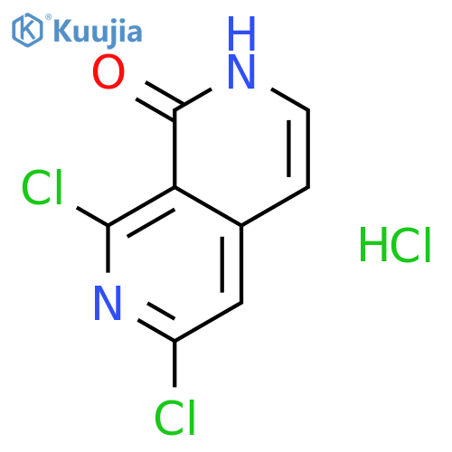 6,8-Dichloro-2,7-naphthyridin-1(2H)-one hydrochloride structure