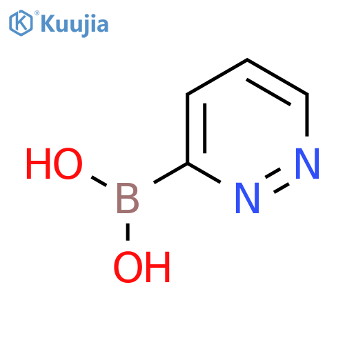 B-3-pyridazinyl-Boronic acid structure