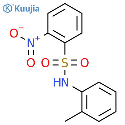 Benzenesulfonamide, N-(2-methylphenyl)-2-nitro- structure