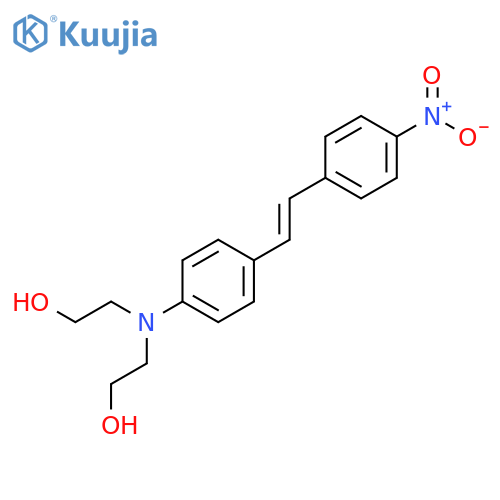 Ethanol, 2,2'-[[4-[2-(4-nitrophenyl)ethenyl]phenyl]imino]bis- structure