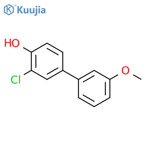 2-chloro-4-(3-methoxyphenyl)phenol structure
